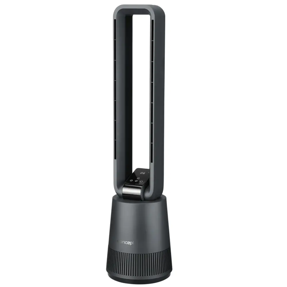 Concept VS5140 Ventilador de Torre sin Aspas con Control Remoto 38" 50W Temporizador Silencioso LED Digitalizado