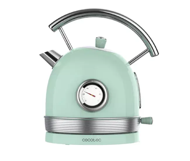Hervidor de agua Thermosense 420 Vintage Light Esmeralda Cecotec