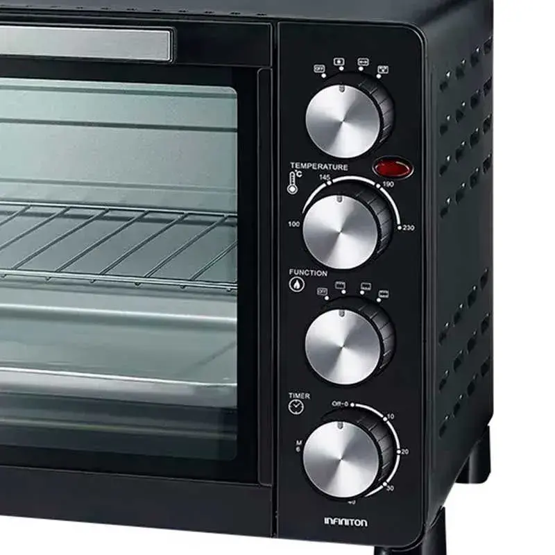 Horno de sobremesa Infiniton HSM-18N30 30L 1500W con temporizador negro 32,6x51x38,6 cm