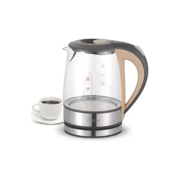 Hervidor de agua de vidrio 1,2L1630W