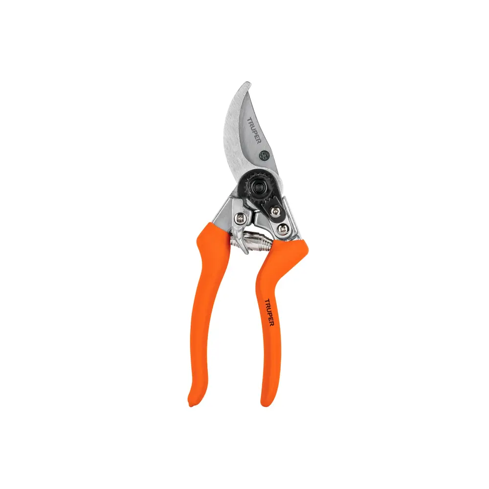 Cuchillo de Chef Tijera Para Poda 8', Curva, Cuerpo Aluminio, Cuchilla De Paso, Truper 18453