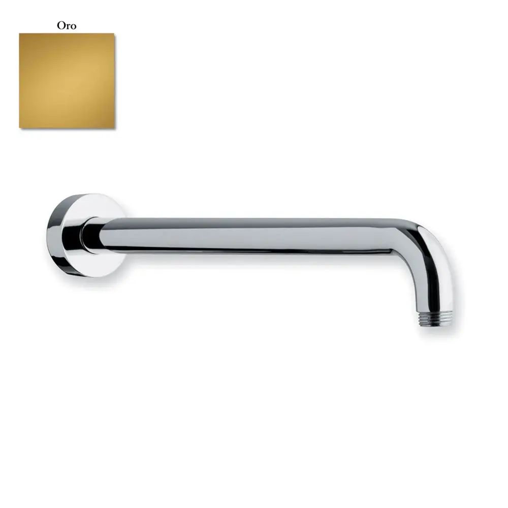 Braccio doccia lusso tondo ottone lunghezza 500mm oro