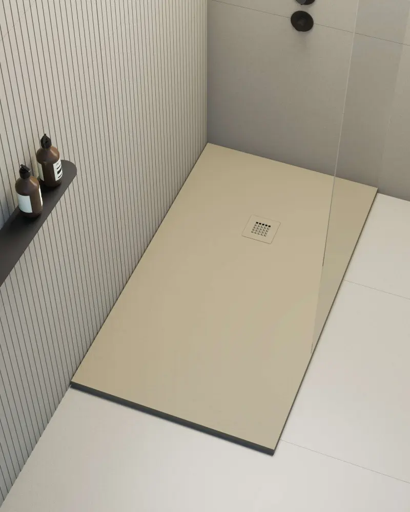 Toalla de Baño Grande Plato de ducha poaLGi - 75x160 cm - albero - extraplano, antideslizante