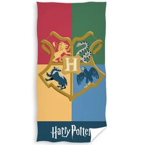 Toalla Harry Potter Hogwarts - Safta en Blanco Hueso