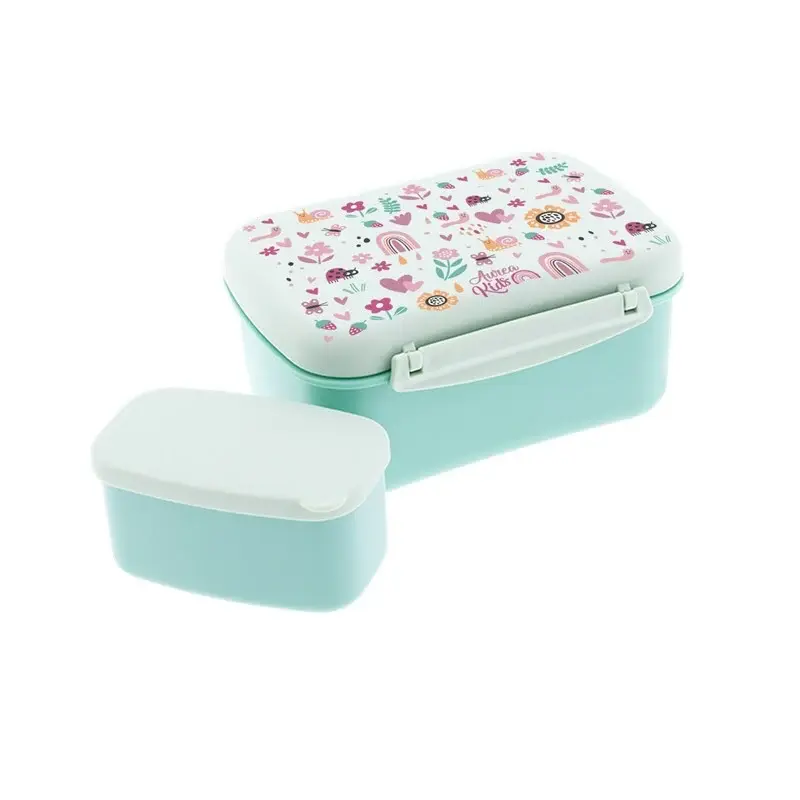 Mesa de Actividades Táper infantil hermético con placa reftigerante y cajita