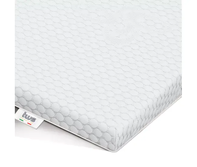 Premium Certificado Topper Sobrecolchon Doble de espuma viscoelástica, Antiácaros | Hipoalergénico | Ortopédico