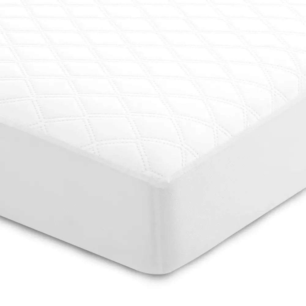 Protector de colchón acolchado, Impermeable, 100%Poliéster-Cama 105 | Envío Rápido y Gratis