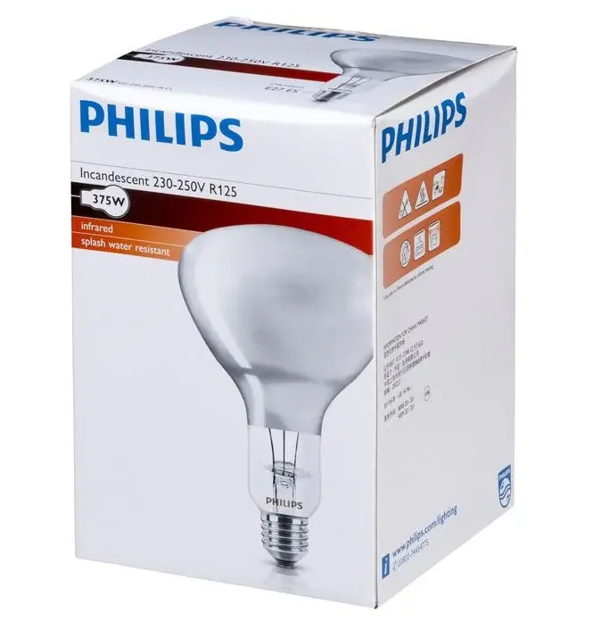 INFRARROJO R-125 375W OBVIO Siccatherm PHILIPS