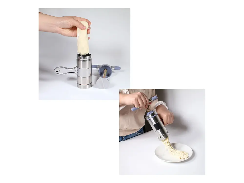 Máquina de pasta manual de acero inoxidable