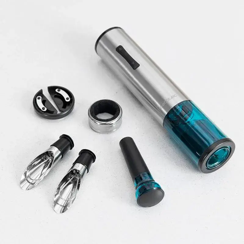 Sacacorchos eléctrico Cecotec InstantCork 1000 Gourmet luz LED inox