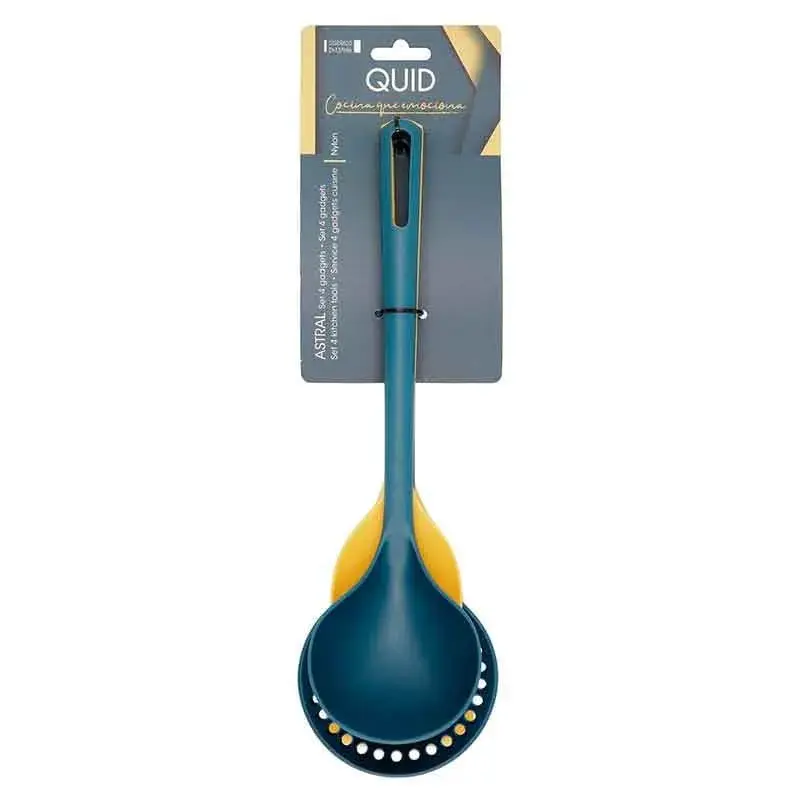 Medidor de Porciones Set de 4 utensilios de cocina Astral Quid azul/amarillo