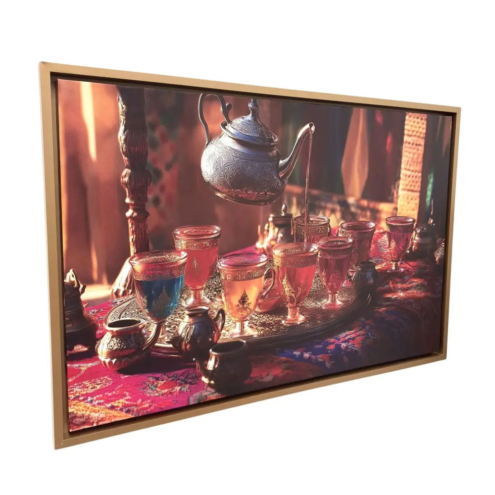 Cuadro Ritual del Té Moruno AGS6 120x80cm