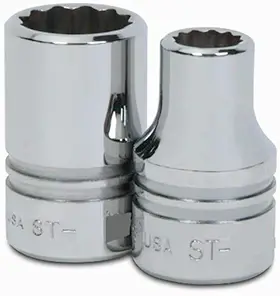 Dado Corto De 12 Puntas, 1" X 1/2", Williams ST-1232