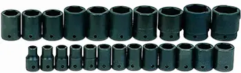 Juego Dados Impacto 6pt, 10 36mm Breve 1/2", Williams MS-4-23RC