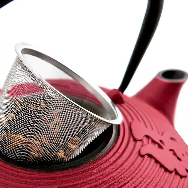 Tetera Pekín Quid con filtro acero inox 0,8L rojo
