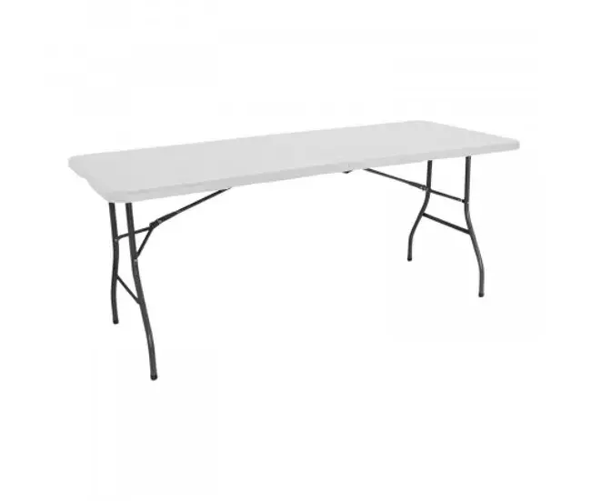 Mesa Plegable 240cm Rectangular Blanca Catering Thinia Home