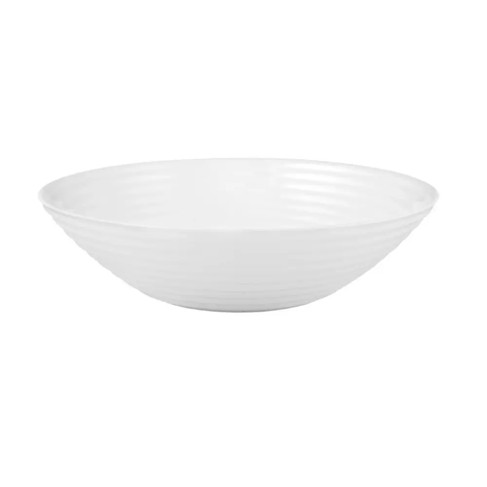 Luminarc 06455 20cm Round Salad Bowl White Made Marfil Tempered Glass