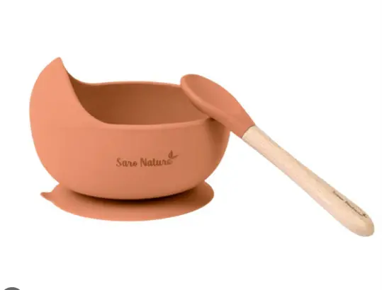 Cuchara de Aperitivos Set Vajilla Wave Ventosa Nordic Terracota - Saro