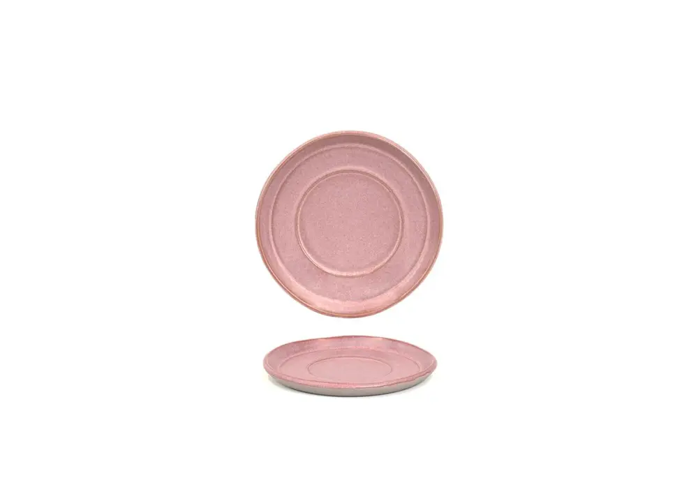 Front House FOH | Plato de Té de 6" Mezze Color Guava(12 Piezas)
