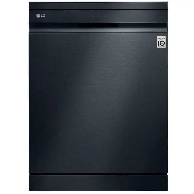 Juego de Servir Lavavajillas LG df455hms negro mate vapor 3ªbandeja