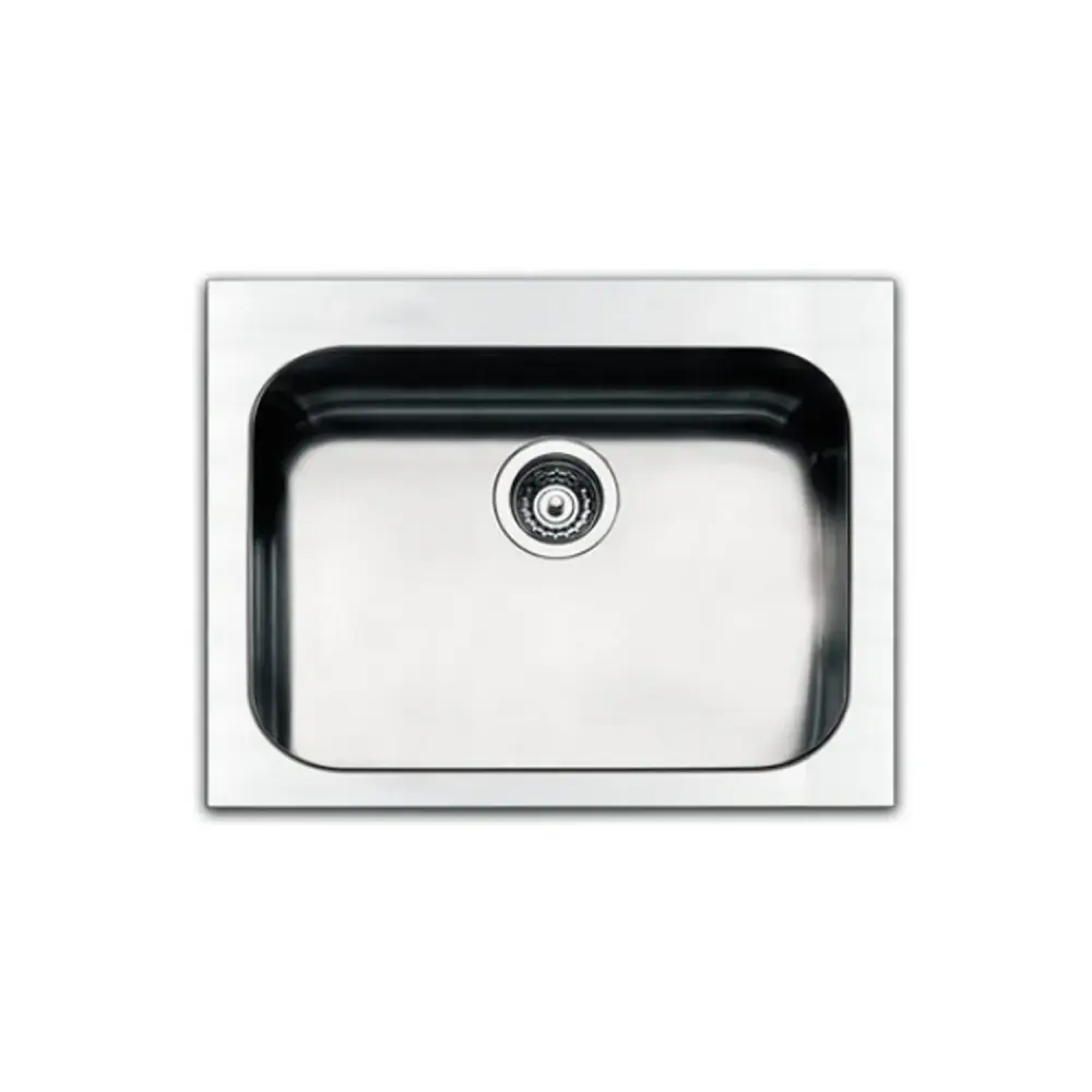 Lavello da cucina acciaio inox 1 vasca 57x51 cm