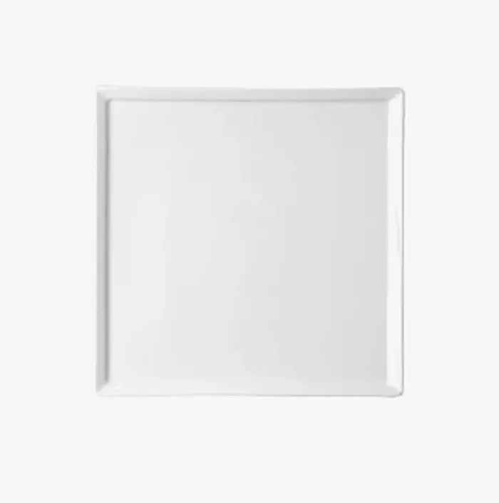 Plato Cuadrado Ginger 25 cm Ivory All Spice
