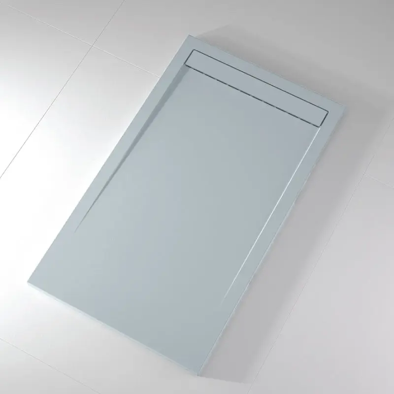 Plato de ducha pizarra clever ceniza 80x120 cm