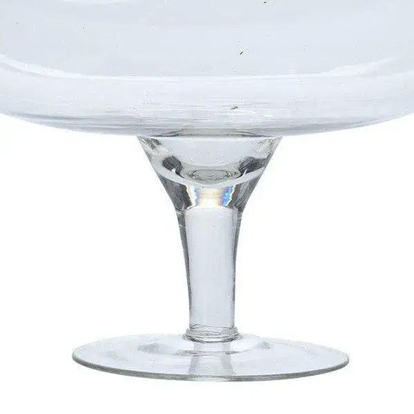 Aromaterapia Certificada Portavelas copa de cristal 27 x 19 cm