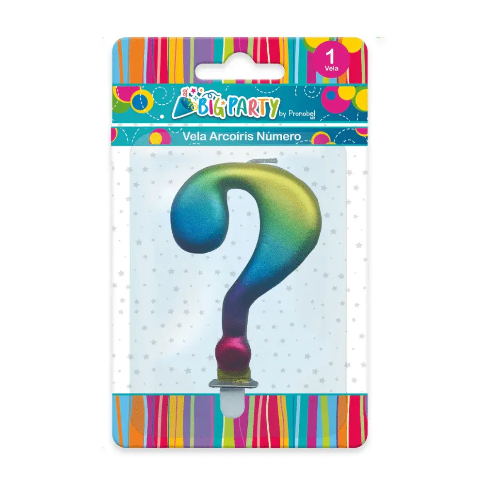 Vela Arcoiris 7.5 Cm N ? con Base de Madera Reciclada