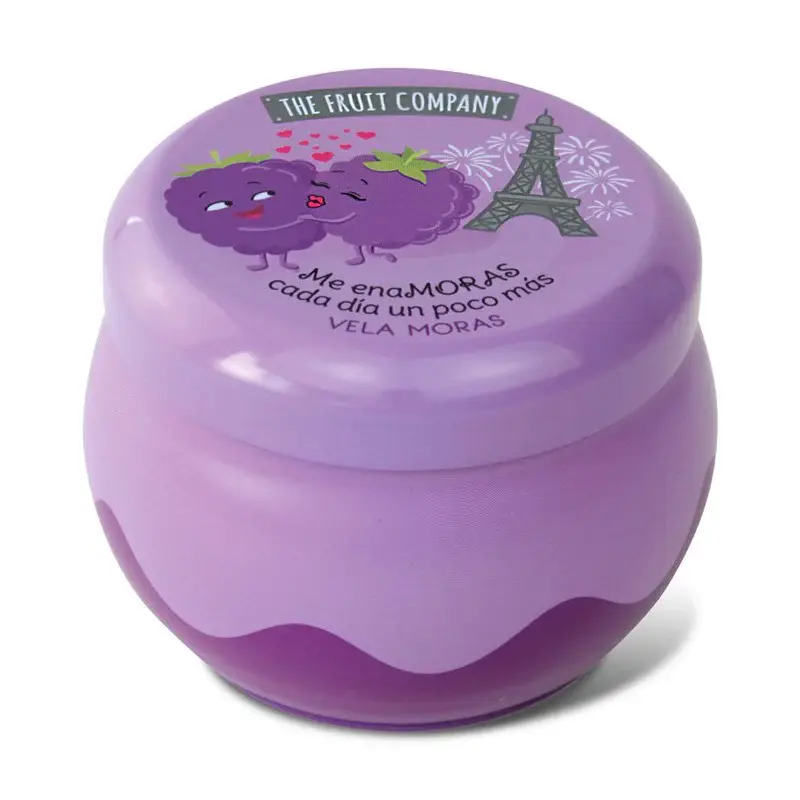 Vela Moras 150gr - Fruit Company con 50 Horas de Duración