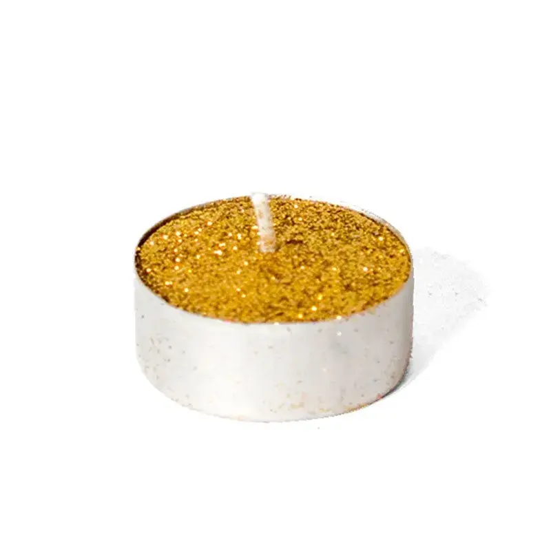 Set de 10 velas glitter