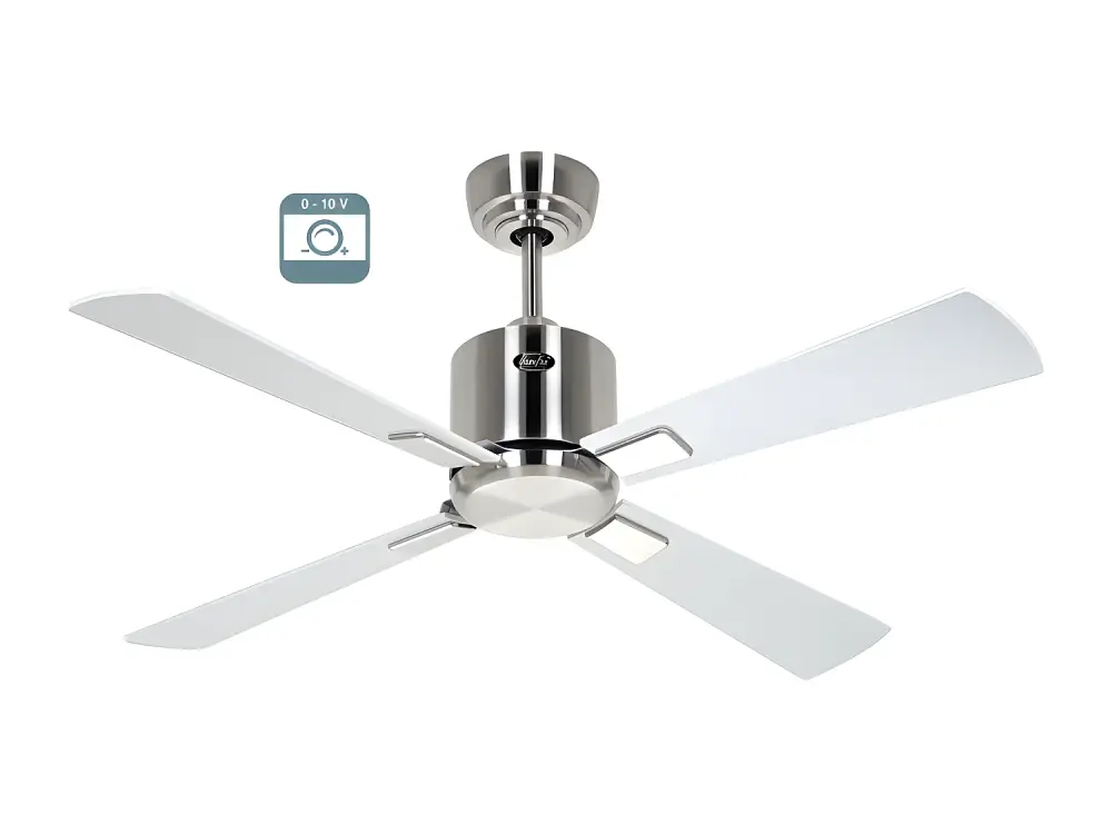ECO NEO III 103, Ventilador Sin Luz Cuerpo de Acero Cepillado, CasaFan