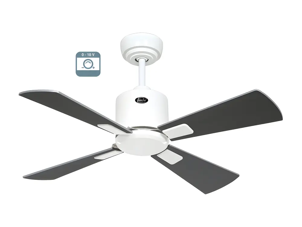ECO NEO III 92, Ventilador sin luz de cuerpo blanco, CasaFan