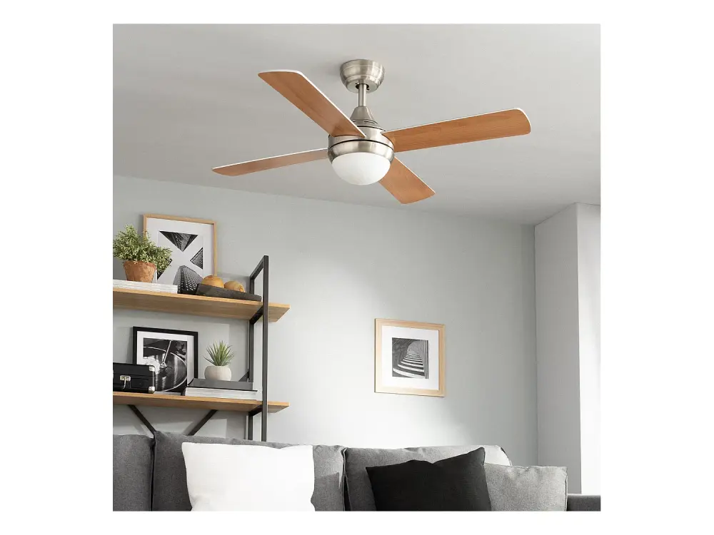 TechBrey Ventilador de Techo Navy Madera 110cm