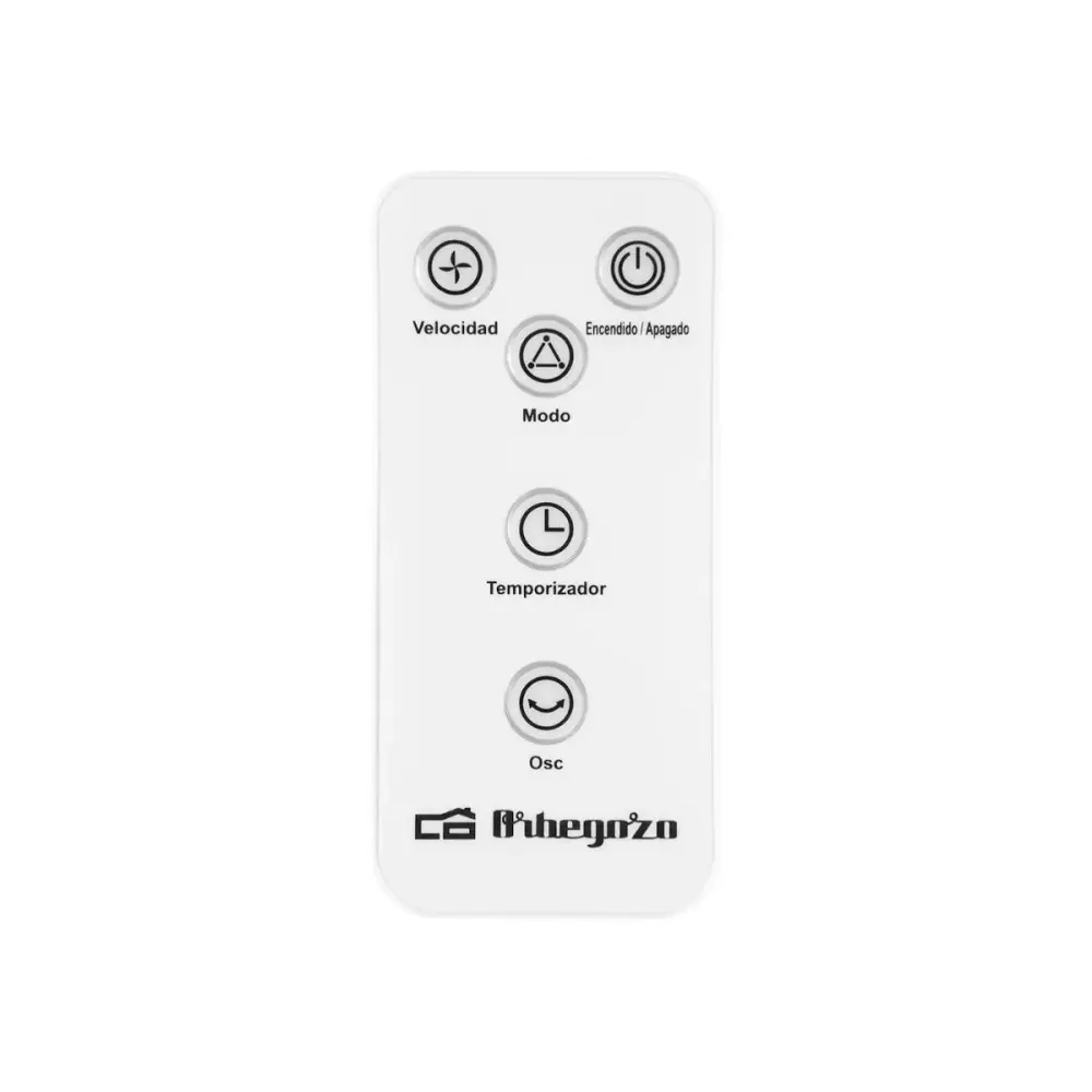 Ventilador de pared Orbegozo WF 0242 40W mando distancia blanco Ø40 cm