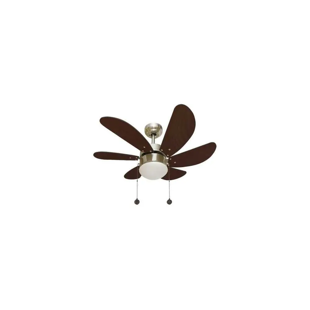 Oscilante de Pared y Techo Ventilador de techo delfin dorado 85cm