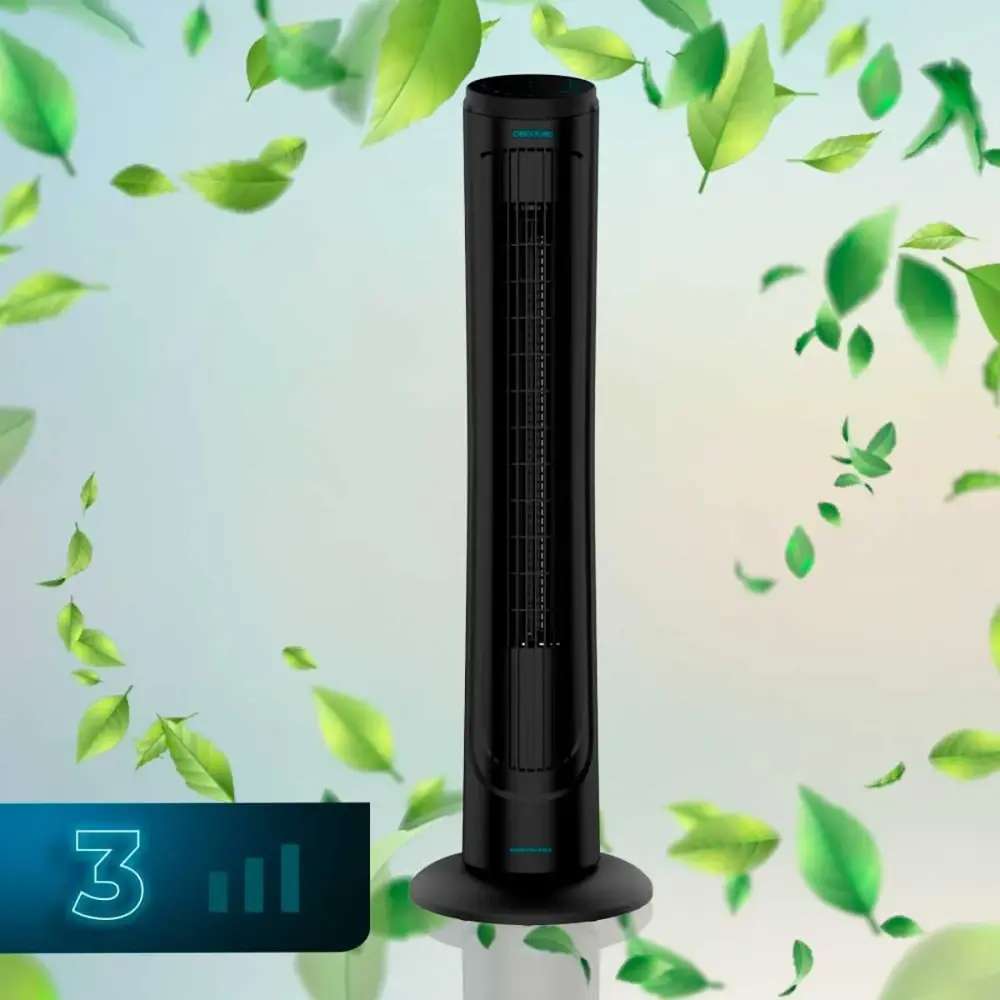 Premium con Control Remoto Ventilador de torre Cecotec EnergySilence 9090 Skyline 45W mando distancia negro