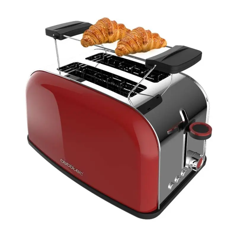 Batidora de Mano Cecotec tostador vertical tostador vertical toastin' time 850 red