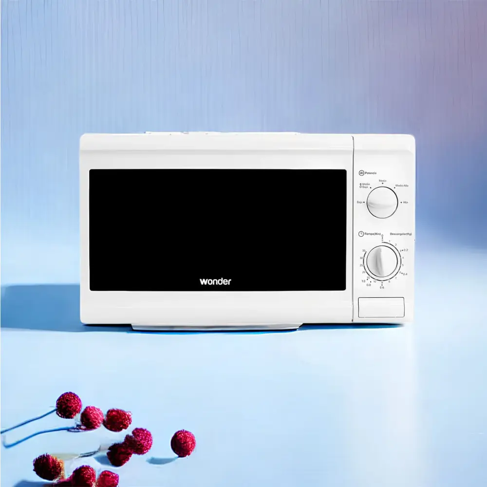 Microondas Wonder WDMW700 700W 20L 5 niveles blanco con Temporizador Digital